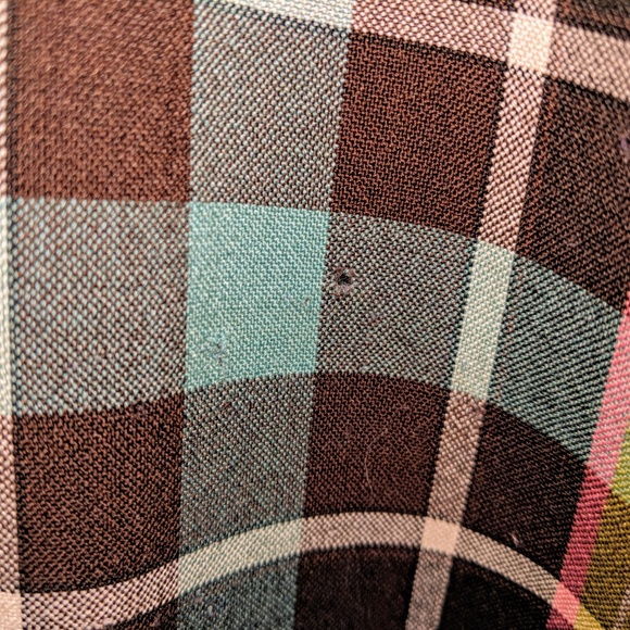SOLD Trink Turk 6 plaid wool pants, *damaged* - Picture 4 of 7